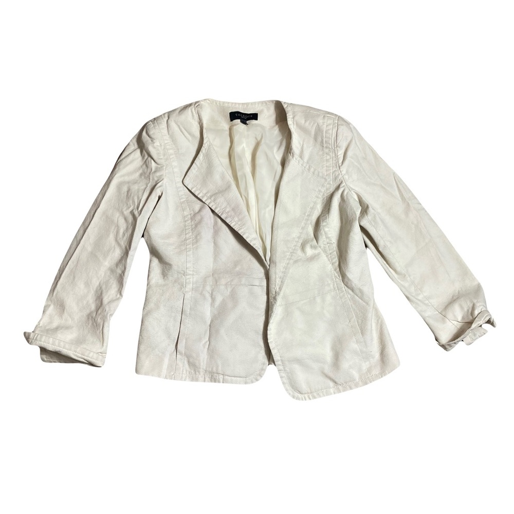 Talbots Petite Cream White Blazer 10P
